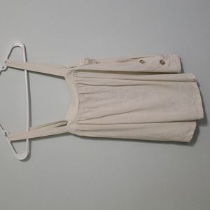 Universal Thread Square Neck Button Side Tank